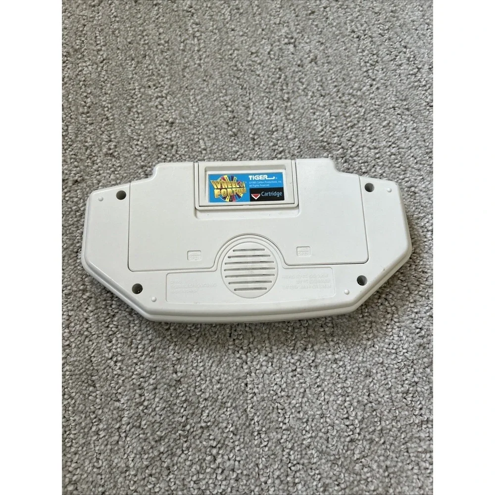 Wheel of‎ Fortune Handheld Game 1995 Tiger Electronics, Cartridge, TESTED-WORKS